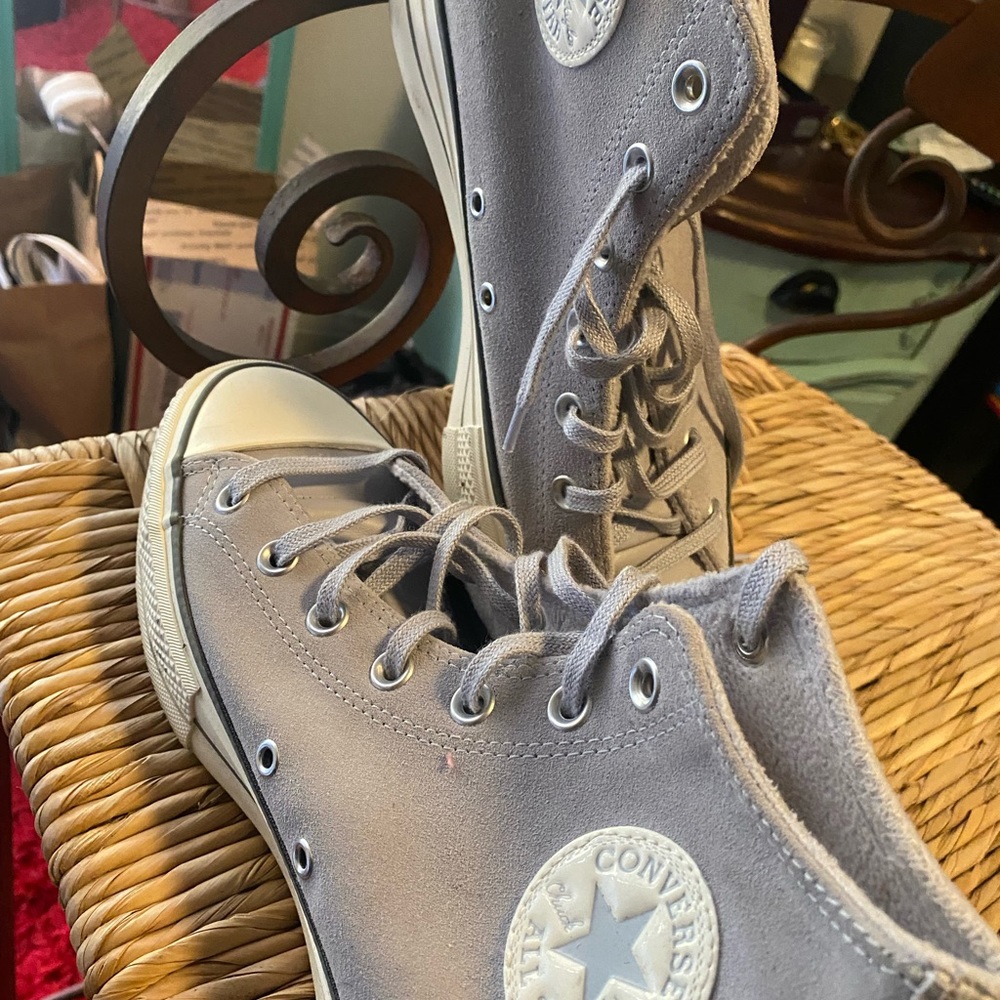 Converse High Top Grey women’s size 9.5